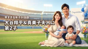 大谷翔平夫婦に第2子誕生！年子で早すぎる誕生間隔が話題に