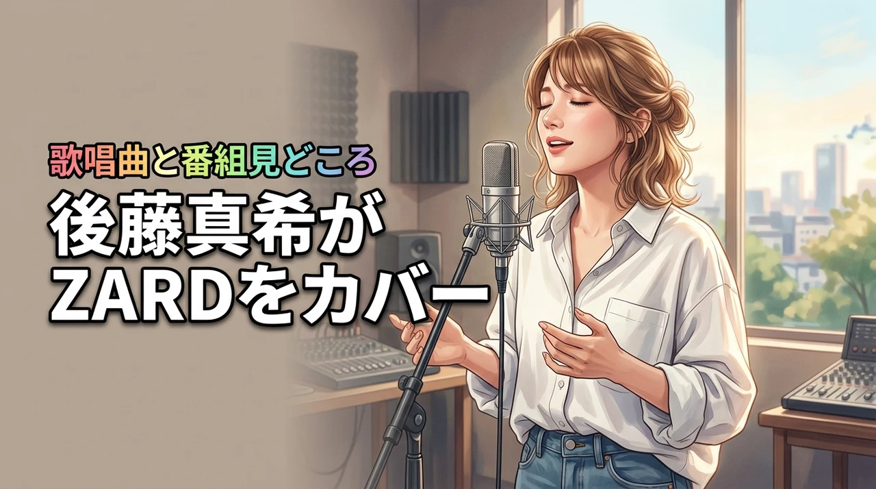 後藤真希がZARDをカバー!The Covers ZARDナイト!の見どころと歌唱曲は?