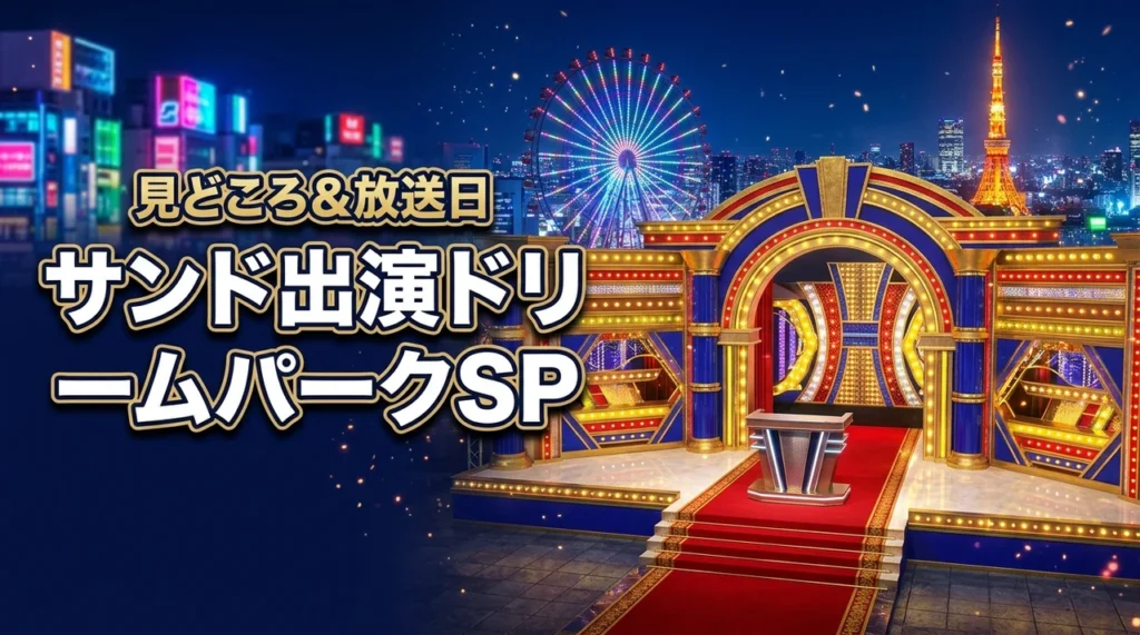 サンドウィッチマン出演！東京ドリームパークSPの見どころ・放送日まとめ